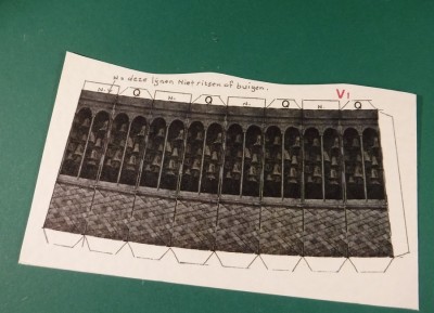 Maintenant ça devient excitant, parce que je veux faire le segment avec le carillon ajouré.