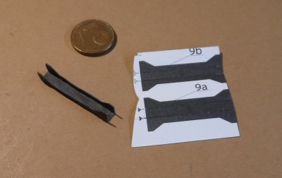 Formez les pièces 8/9 en profilés en U...