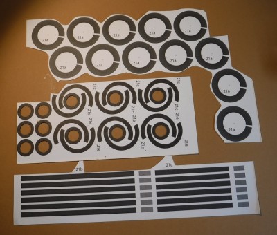 Le prochain travail à faire concerne les six roues...